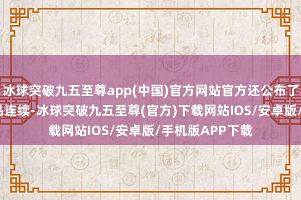 冰球突破九五至尊app(中國)官方網站官方還公布了部分2025年新品連續-冰球突破九五至尊(官方)下載網站IOS/安卓版/手機版APP下載