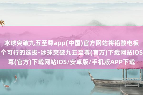 冰球突破九五至尊app(中國)官方網站將鉛酸電板更換為鈉電板相通是一個可行的選拔-冰球突破九五至尊(官方)下載網站IOS/安卓版/手機版APP下載